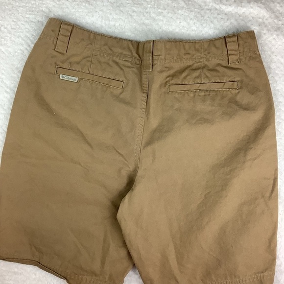 COLUMBIA CARGO UTILITARIAN KHAKI HIKING SHORTS - Picture 2 of 5